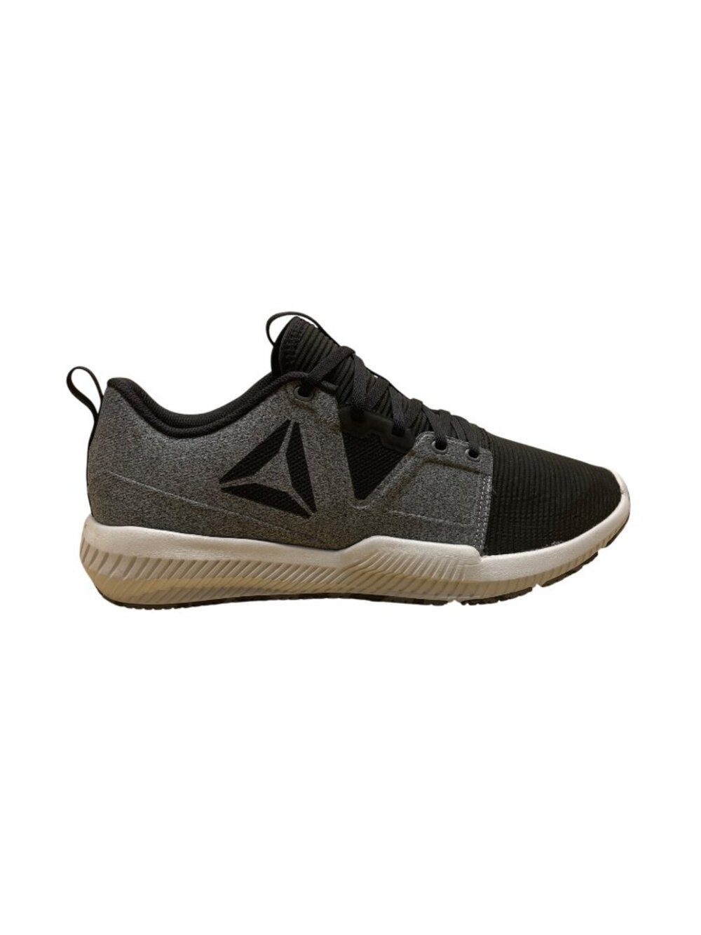 Reebok Men’s Black & Gray Mesh Cushion Sole Athletic Training Shoes Size 10